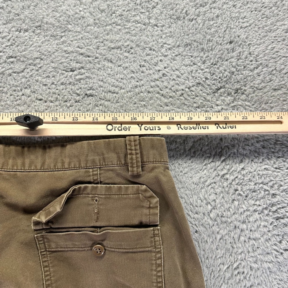 Dockers Pant Mens 36x34 Brown Cotton Khakis Straight Relaxed Utility Workwear - Picture 8 of 11